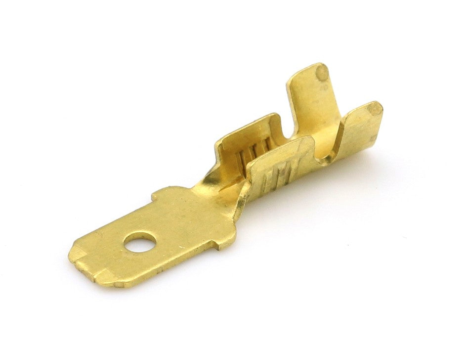 Kabelschoen ongeïsoleerd 0.5 -1.5mm² Vlaksteker messing 4.8x0.5mm á 10 stuks