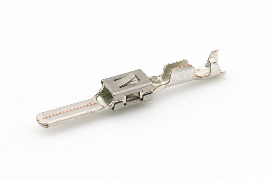Kabelschoen ongeïsoleerd 0.5 -1.5mm² Platte pensteker verguld koper 2.8mm á 100 stuks