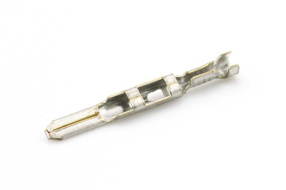 Kabelschoen ongeïsoleerd 0.5 -1.5mm² Platte pensteker messing vertind 2.8x26.7x0.8mm á 10 stuks