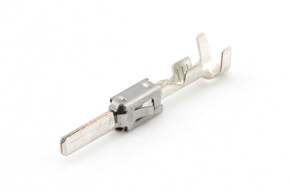 Kabelschoen ongeïsoleerd 0.5 -1.5mm²  Platte pensteker fosfor brons 2.8x26.7x0.8mm á 100 stuks