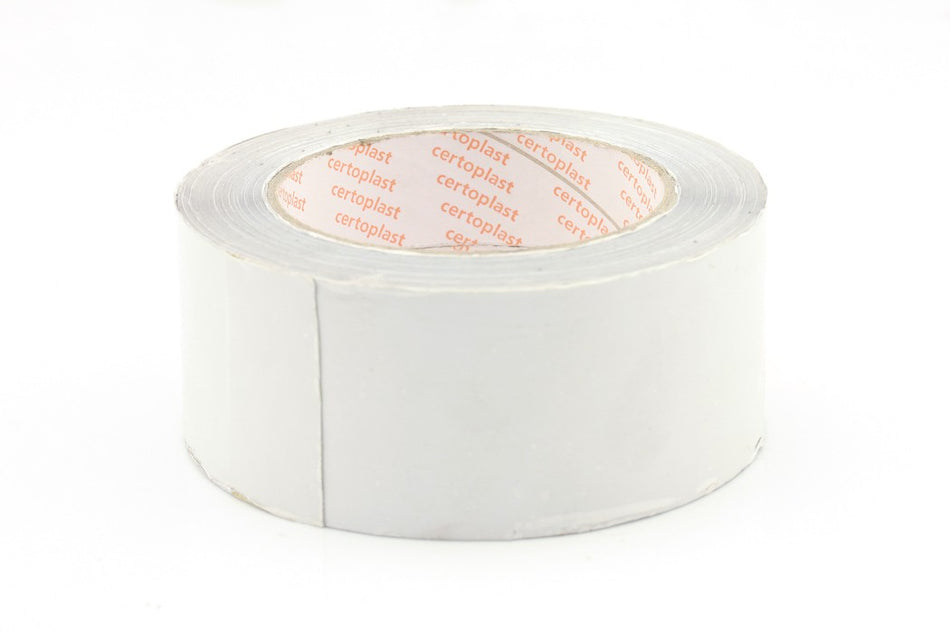 Tape Aluminium isolatie 50mm x 50m wit