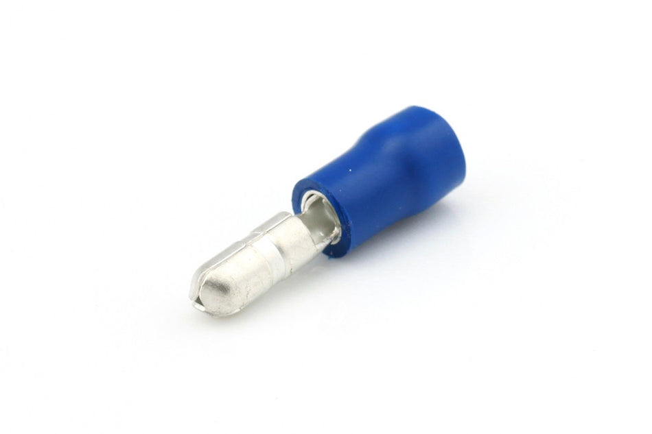 Kabelschoen blauw Rondsteker Ø 4.0mm á 10 stuks