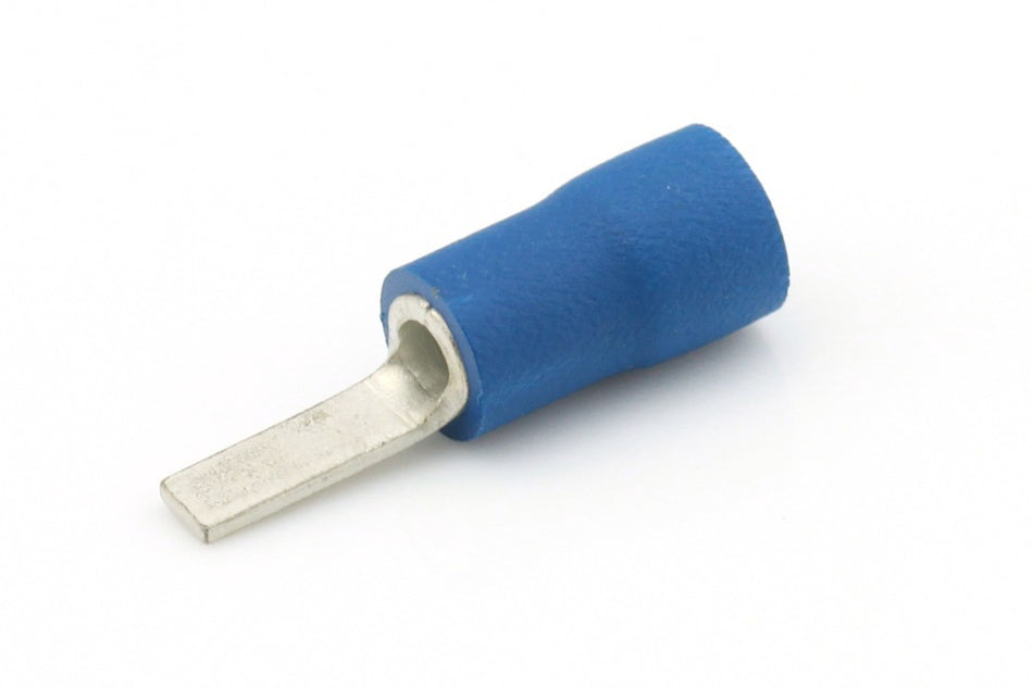 Kabelschoen blauw Platte pensteker 2.8mm á 100 stuks