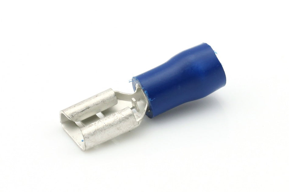 Kabelschoen blauw Vlakstekerhuls 6.3x0.8mm á 100 stuks