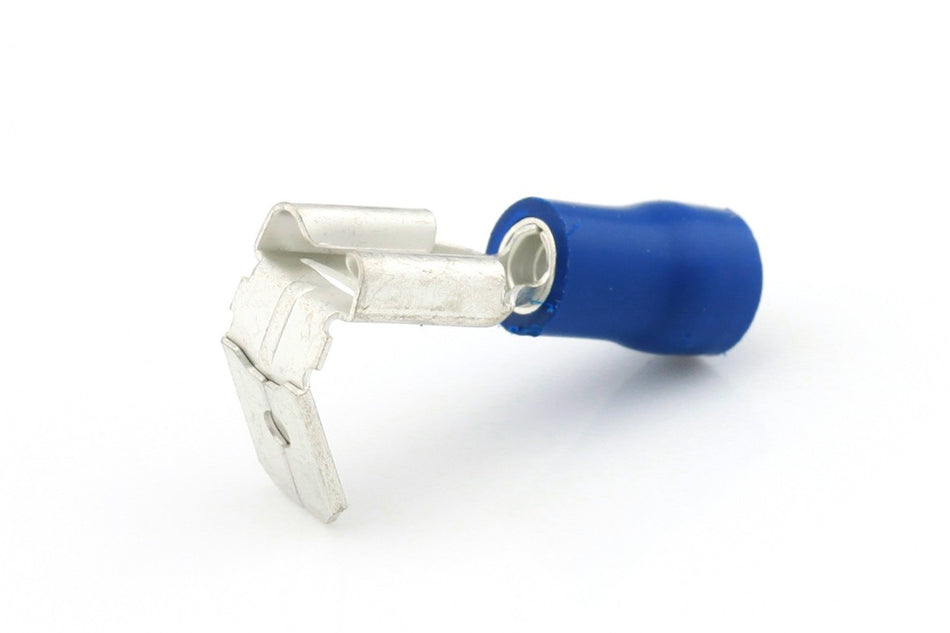 Kabelschoen blauw Vlakstekerhuls+Tab 6.3x0.8mm á 10 stuks