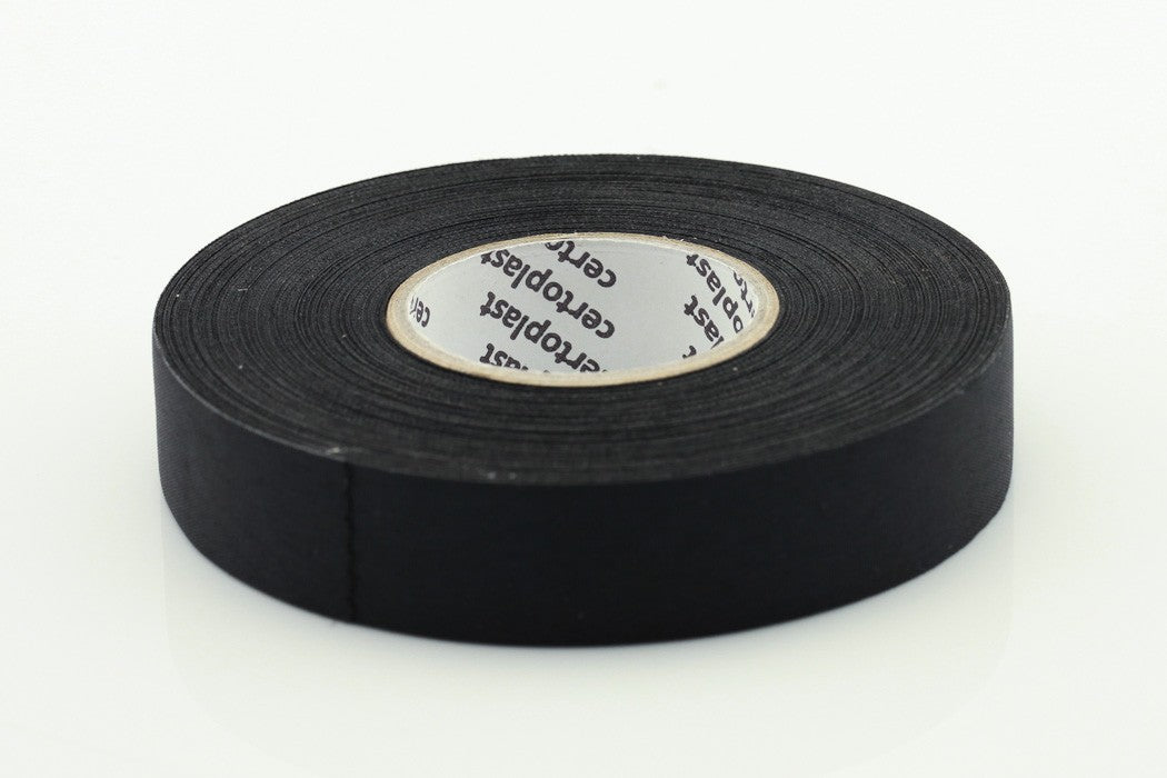 Tape Polyester isolatie met lijmlaag 19mm x 25m zwart
