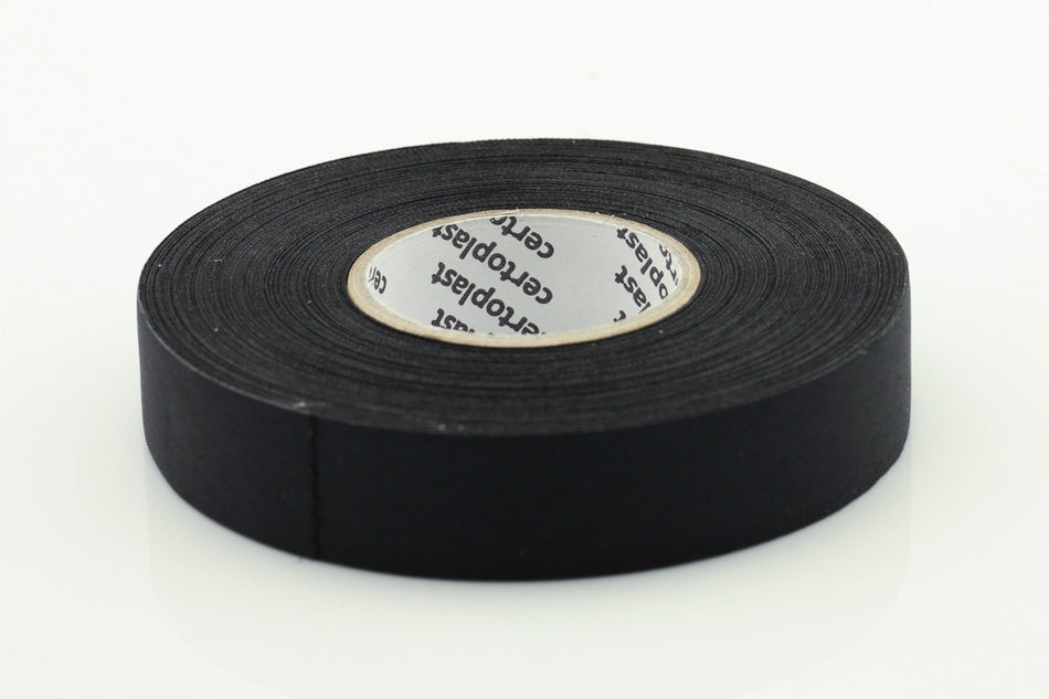 Tape Polyester isolatie met lijmlaag 19mm x 25m zwart
