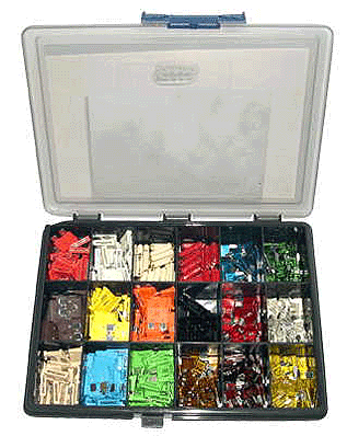 Steekzekeringen assortiment 255 delig