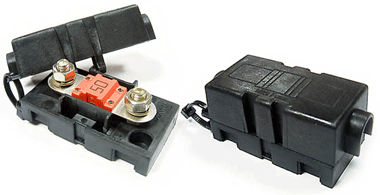 Smeltstrook/Midi zekeringhouder voor hartafstand 30mm