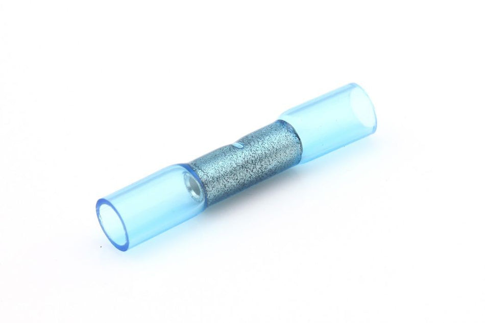 Verbinder met krimpkous blauw 1.5-2.5mm² 