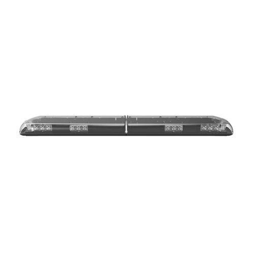 12 serie | LED R65 flitsbalk amber | transparant, wit midden 1219mm