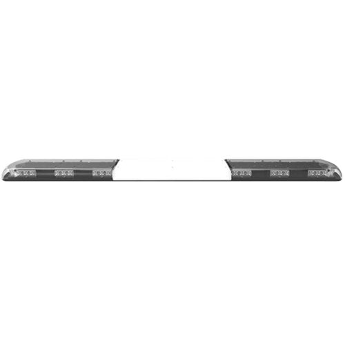 12 serie | LED R65 flitsbalk amber | transparant, wit midden 2133mm