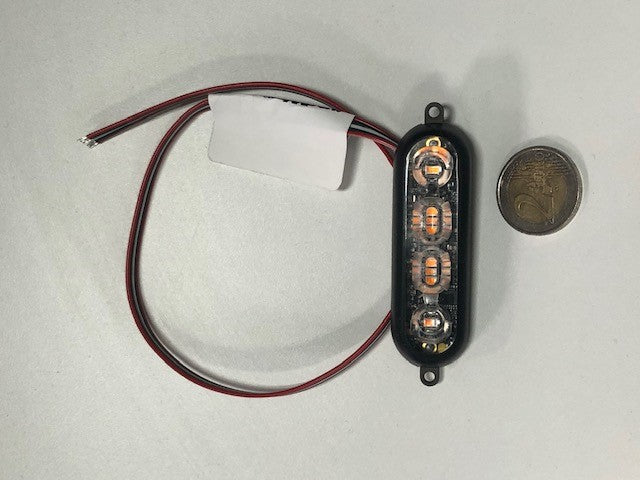 SoundOff Mpower 3"LED flitser amber schroef  
