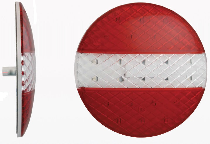 Led achteruitrij/achterlicht/stop unit Rond 140 x 66mm 140 serie