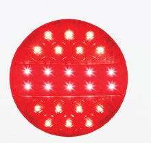 Led mist/achterlicht/rem unit Plat Rond 140 x 20mm 140 serie