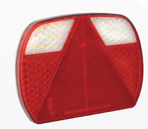 Led rem/achterlicht unit 195 x 148 x 22 EU200 serie slim-line trailer links + rechts