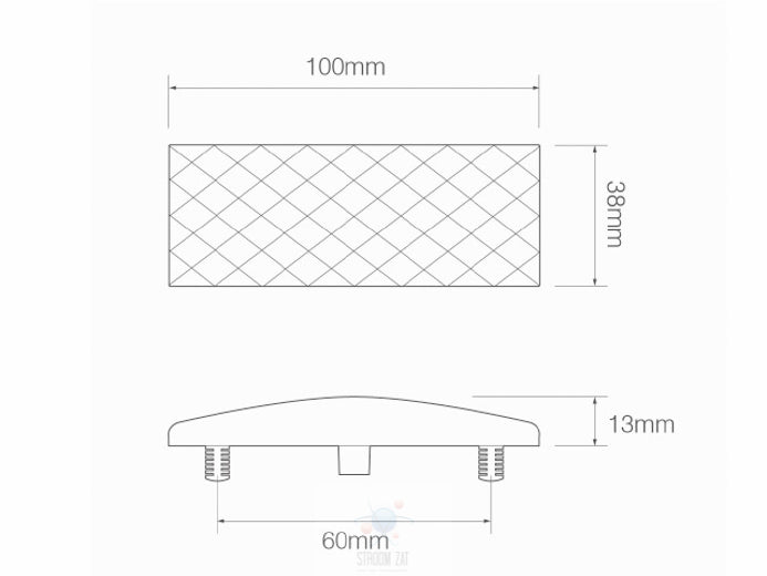 Led  Zijmarkeringslamp Amber 100 x 38 x 13 38 serie