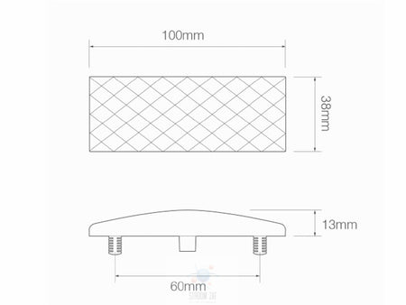Led  Zijmarkeringslamp Amber 100 x 38 x 13 38 serie
