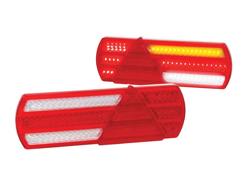 Led rem/achterlicht unit 390 x 140 x 20 EU390 serie rechts