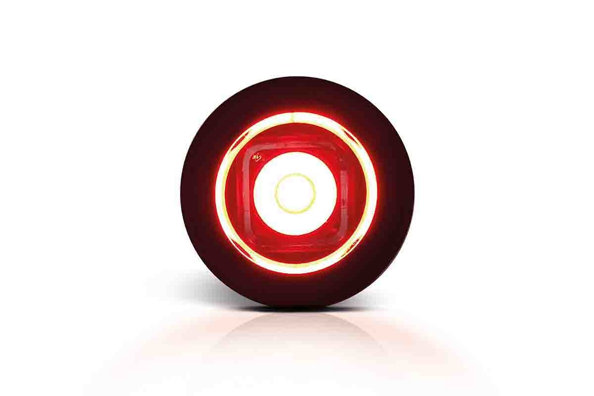 LED markeerlicht rond rood