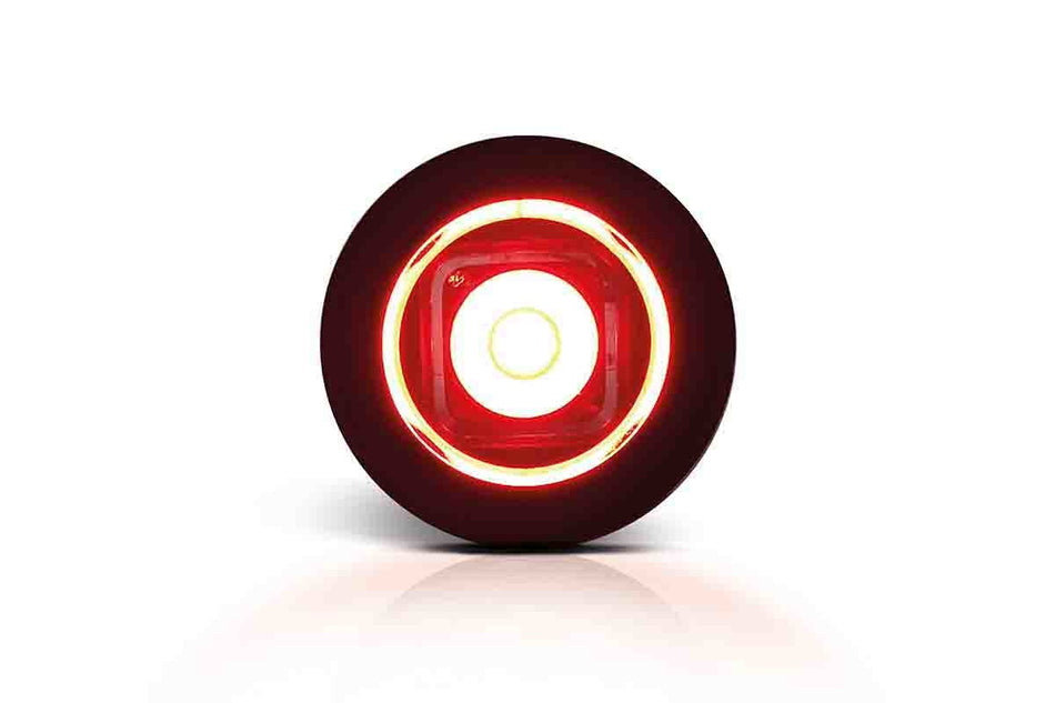 LED markeerlicht rond rood