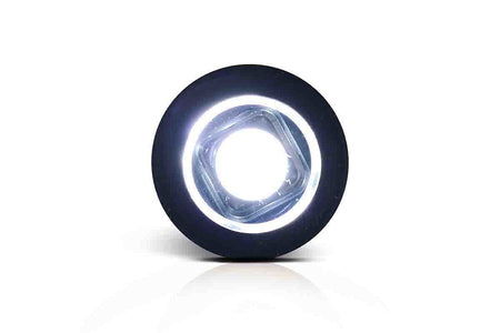 LED markeerlicht rond wit