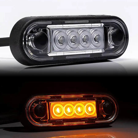 LED zijmarkering oranje  