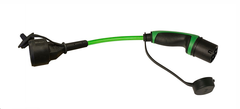 Laadkabel verloop van schuko naar type 2