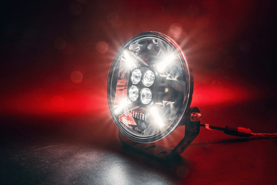LED verstraler 12000LM rond zilver 