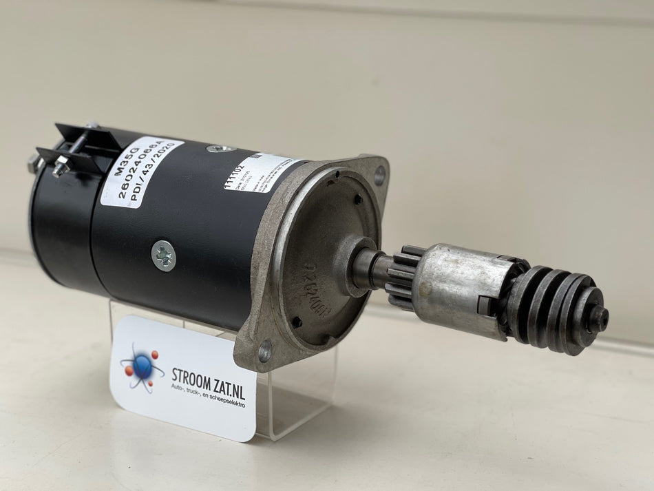 Staart startmotor 12v 0.8kw 