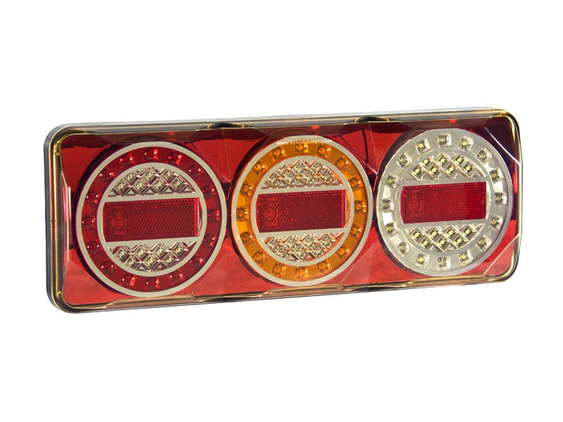Led rem/achterlicht unit 370 x 135 x 40 maxilamp serie