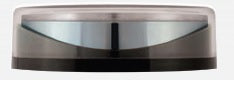 Led mistachterlicht unit Rond 125 x 40mm incl. ronde reflector maxilamp serie