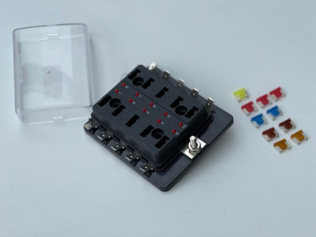 Zekeringenkast Micro zekeringen met LED 