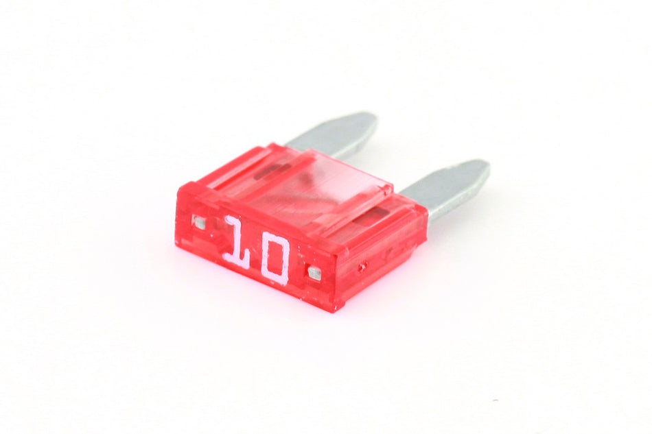 Steekzekering mini 10A rood á 10 stuks