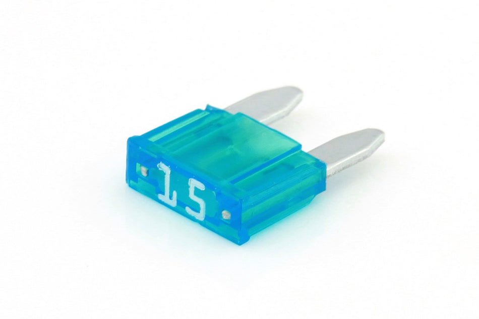 Steekzekering mini 15A blauw á 50stuks