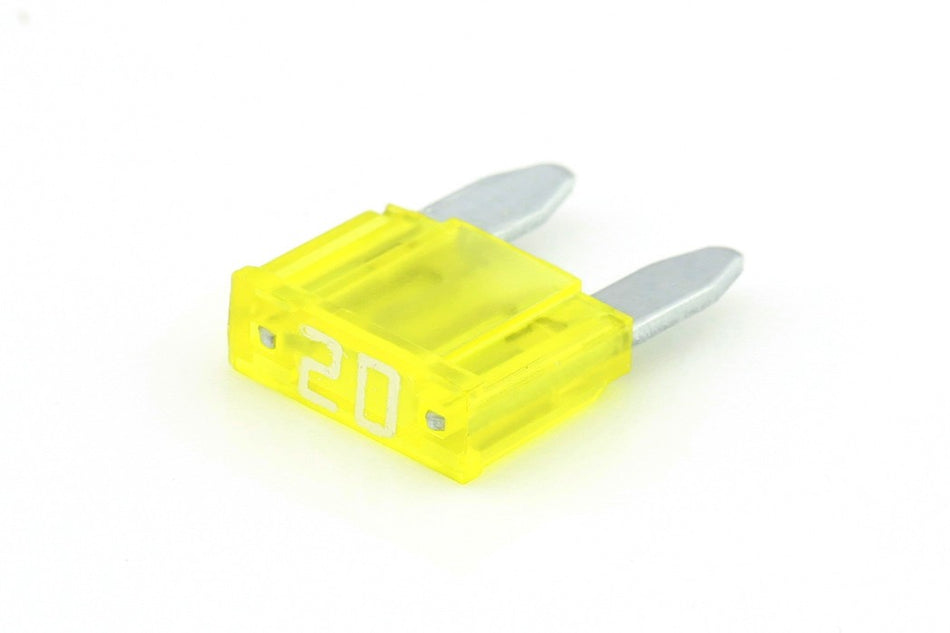 Steekzekering mini 20A geel