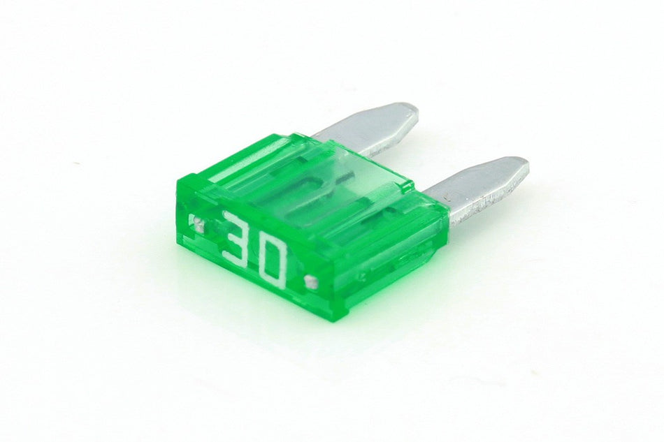 Steekzekering mini 30A groen á 10 stuks