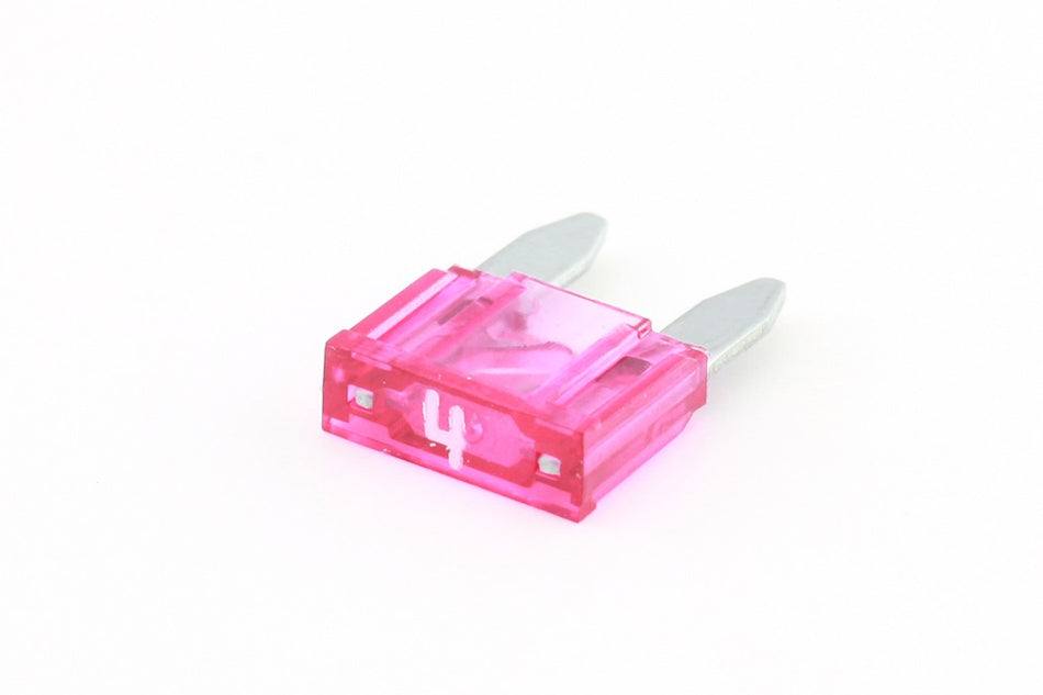 Steekzekering mini 4A roze á 50 stuks