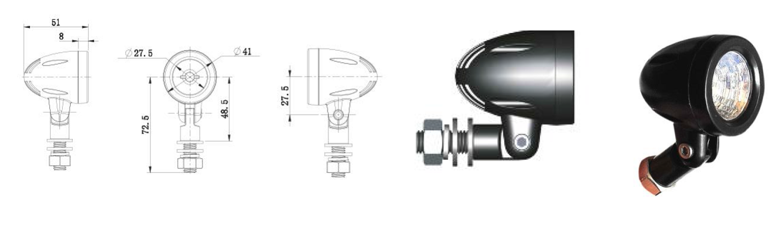 Mini LED Werklamp 500Lm