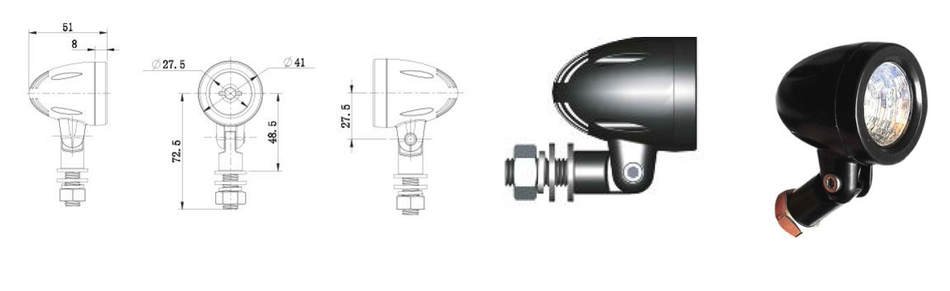 Mini LED Werklamp 500Lm