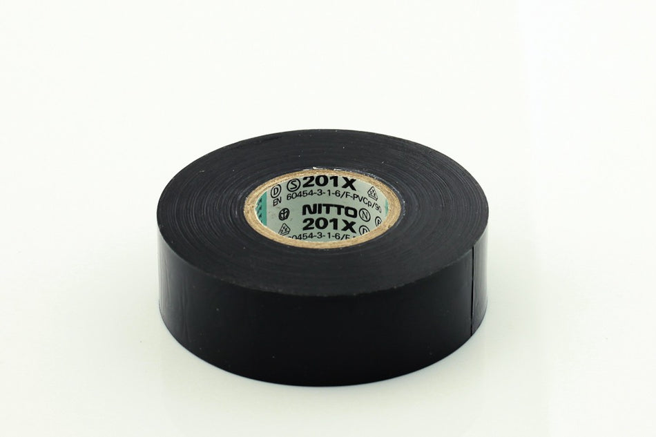 Tape PVC isolatie met lijmlaag 19mm x 25m zwart á 10 stuks