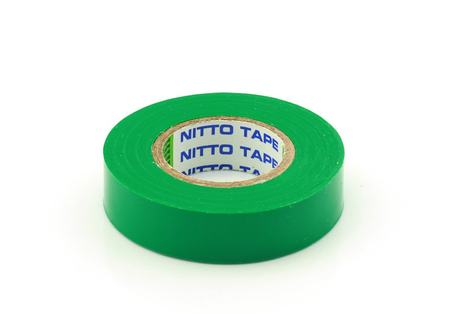 Tape PVC isolatie met lijmlaag 15mm x 10m groen