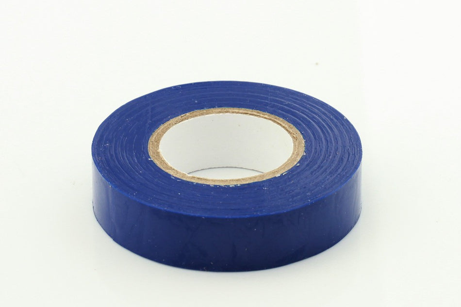 Tape PVC isolatie met lijmlaag 15mm x 10m blauw