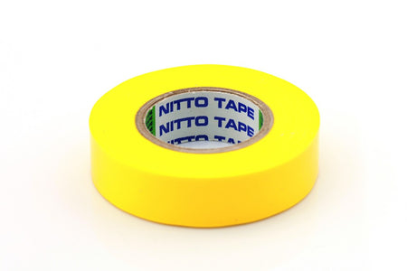 Tape PVC isolatie met lijmlaag 15mm x 10m geel