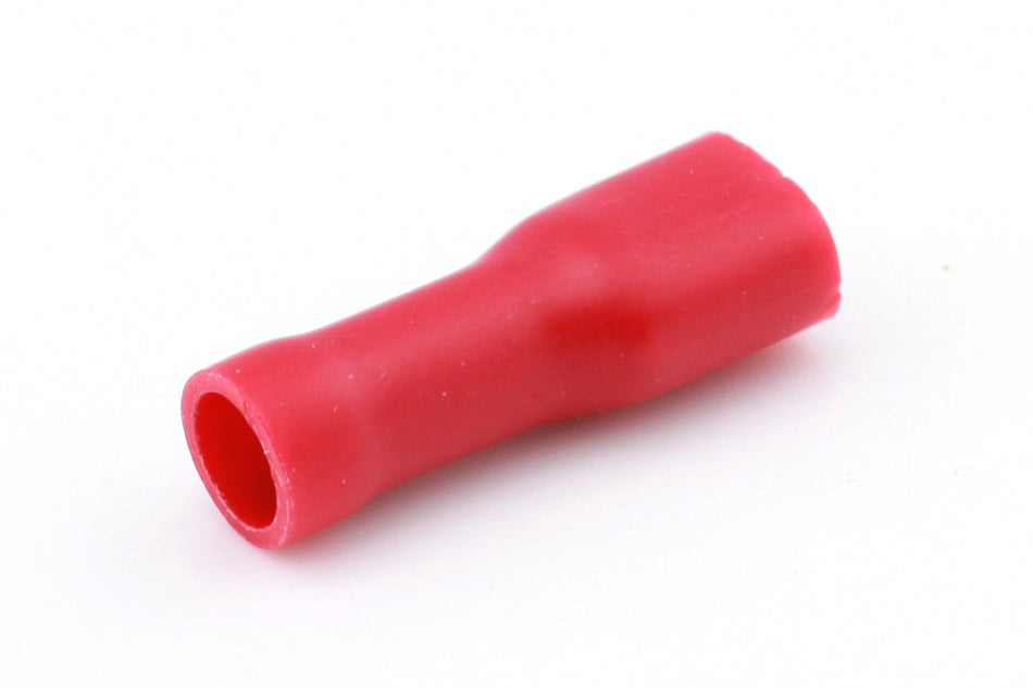Kabelschoen rood Vlakstekerhuls 4.8x0.5mm Iso. á 100 stuks