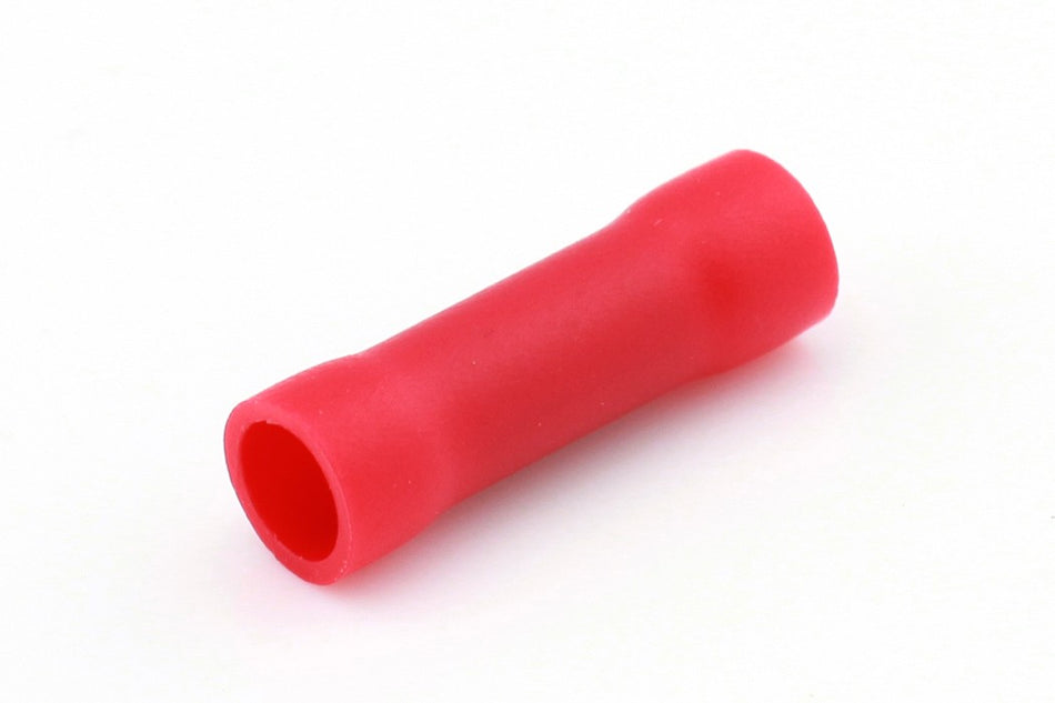 Kabelschoen rood Stootverbinder Ø 1.7mm á 10 stuks