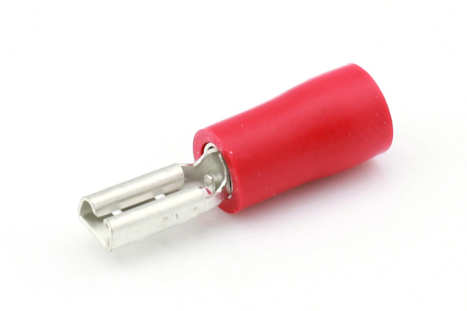 Kabelschoen rood Vlakstekerhuls 2.8x0.5mm á 10 stuks