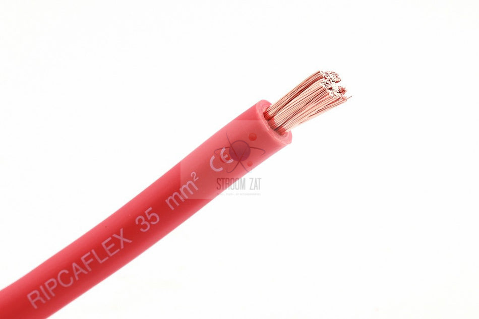Accu kabel 35mm² soepel rood