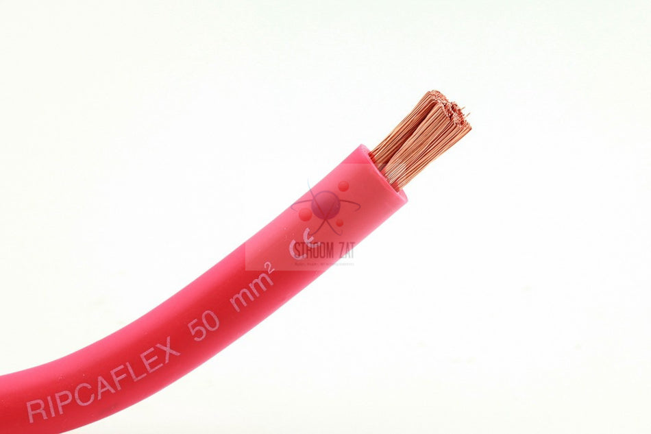 Accu kabel 50mm² soepel rood