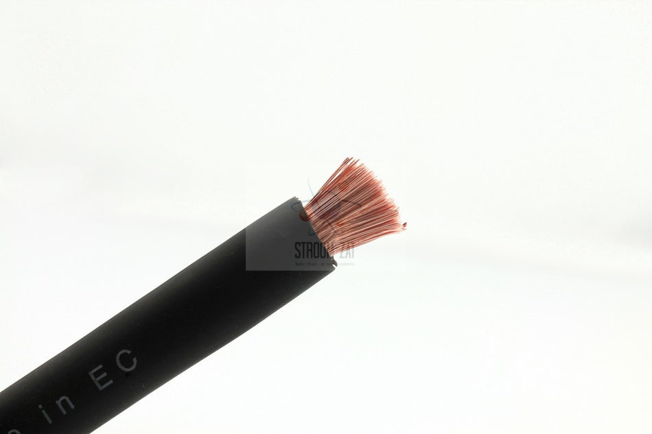 Accu kabel 70mm² soepel zwart